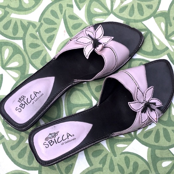 Sbicca Shoes - ORCHID FLOWER MULES/SANDALS